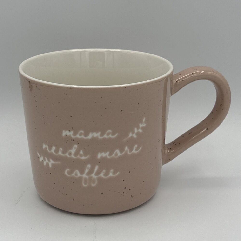 Threshold Stoneware "mama needs more coffee" 16 oz Ceramic Coffee Mug